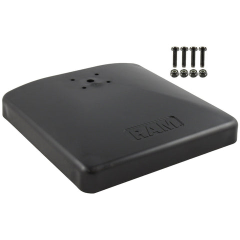 RAM® Weighted Composite Square Platform Base with AMPS Hole Pattern (RAP-251-1U)