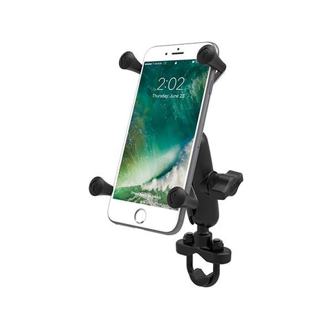 RAM Handlebar U-Bolt Mount with Universal RAM X-Grip Large Phone/Phablet Cradle (RAM-B-149Z-UN10U) - RAM Mount Hong Kong