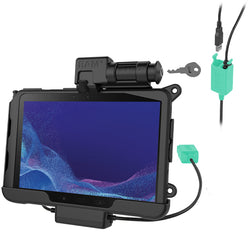 RAM® Key-Locking Power + Dual USB Data Dock for Tab Active4 Pro (RAM-HOL-SAM57PD2KLU)