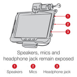 RAM® Key-Locking Power + Dual USB Data Dock for Tab Active4 Pro (RAM-HOL-SAM57PD2KLU)