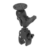 RAM® Tough-Claw™ Small Clamp Mount with Round Plate Adapter - Short (RAM-202-B-400U)