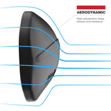 RAM® Tough-Mirror™ Kit with M10-1.25 Bases - Medium Arm (RAM-B-349-465RL)