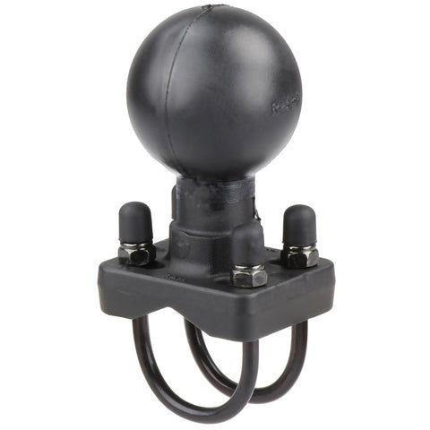 RAM® Double U-Bolt Ball Base for 1.25" - 1.5" Rails - D Size (RAM-D-235-1U)