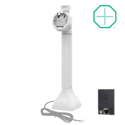 GDS® Uni-Conn™ Powered 14" Pedestal Dock with PoE - Gray (RAM-GDS-DOCK-D11-14-U3E-GRY)