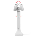 GDS® Uni-Conn™ Powered 14" Pedestal Dock with PoE - Gray (RAM-GDS-DOCK-D11-14-U3E-GRY)