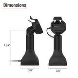 GDS® Uni-Conn™ Powered 7" Pedestal Dock with PoE (RAM-GDS-DOCK-D11-7-U3E)