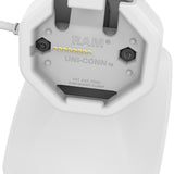 GDS® Uni-Conn™ Powered Tilt & Swivel Dock with PoE - Gray (RAM-GDS-DOCK-D14-U3E-GRY)