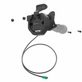 GDS® Uni-Conn™ Powered Left Locking Snap-In Dock with USB-C Connector (RAM-GDS-DOCKLL-U3CPU)