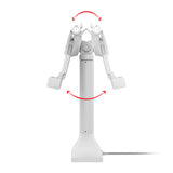 GDS® Uni-Conn™ 14" Locking Pedestal Dock with PoE - Gray (RAM-GDS-DOCKLR-D11-14-U1E-GRY)