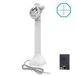 GDS® Uni-Conn™ Powered 14" Locking Pedestal Dock with PoE - Gray (RAM-GDS-DOCKLR-D11-14-U3E-GRY)