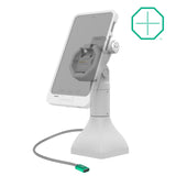 GDS® Uni-Conn™ Powered 7" Locking Pedestal Dock with USB-C - Gray (RAM-GDS-DOCKLR-D11-7-U3C-GRY)