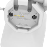 GDS® Uni-Conn™ Powered Locking Tilt & Swivel Dock with USB-C - Gray (RAM-GDS-DOCKLR-D14-U3C-GRY)