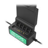 GDS® Uni-Conn™ Right Locking Power + Dual USB-A Dock (RAM-GDS-DOCKLR-U1CD2U)