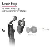 GDS® Uni-Conn™ Right Locking Power + Single USB-C Dock (RAM-GDS-DOCKLR-U1CP-CU)