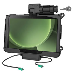 RAM® Locking USB-C Powered Dock + USB-C Data for Tab Active4 Pro (RAM-HOL-SAM57CPKL-CU)