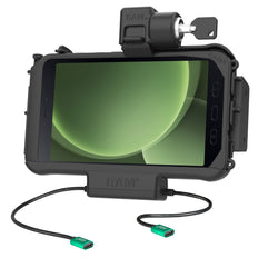 RAM® Locking USB-C Modular Dock + USB-C Data for Samsung Tab Active5 & 3 (RAM-HOL-SAM58CPKLN-CU)