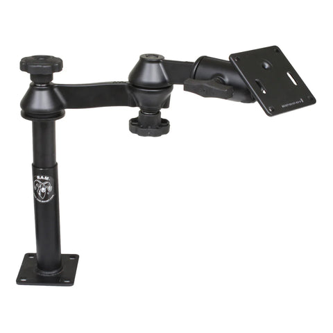RAM Tele-Pole with 4" & 7" Poles, Swing Arms & 75x75mm VESA Plate (RAM-VP-SW1-47-2461)