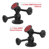 RAM® Dual 90-Degree Pivot Magnetic Mount with Knob (RAP-101-PV4-2P-MAG88U)