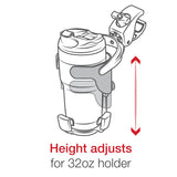 RAM® Level Cup™ XL 32oz Drink Holder with RAM® Tough-Claw™ (RAP-B-417-400U)