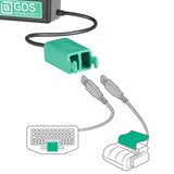 GDS® Tough-Dock™ + Dual USB-A for iPad Pro 12.9 3-6, Pro 13 & Air 13 (RAM-GDS-DOCK-AP37CD2U)