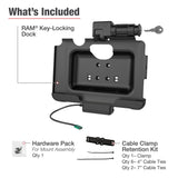 RAM® Key-Locking USB-C Powered Dock for Tab Active4 Pro & Tab Active Pro (RAM-HOL-SAM57CPKLU)