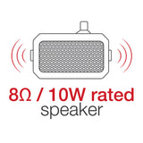 GDS® Audio™ Amplified Speaker with PTT Breakout Feature (RAM-SPEAK-A02)