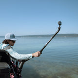 RAM® Tough-Pole™ 48" Camera Mount with Double Pipe & Dual Track Base (RAP-411-18-18-A-GOP1)
